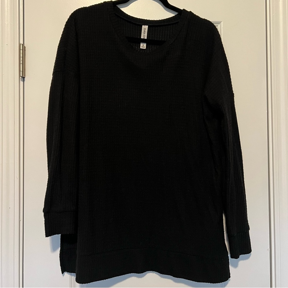 Zenana Outfitters Black Tunic Top
